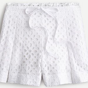 NWT - J.Crew Tie-Waist Short in Embroidered Eyelet